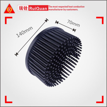 140mm pin fin heatsink for 40-50w COB lights