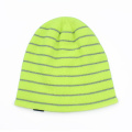 Custom Kids Reflective Striped Knitted Beanie