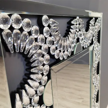 Rectangular shape MDF Hanging Mirror Glass Mirror