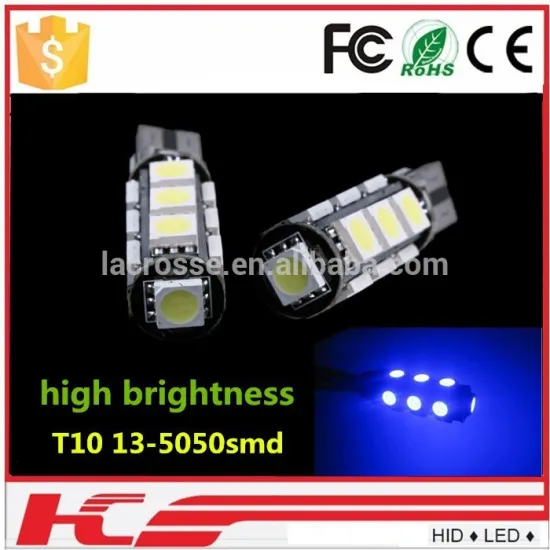 Error Free T10 Canbus 13-5050smd car led light