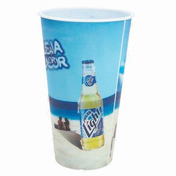 3D Holographic Plastic Cup, 22oz Capacity