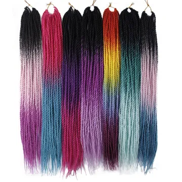 Synthetic Senegalese Twist Hair Extension - Ombre Braiding Box Braid Hair