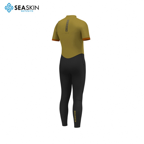 Seaskin 2025 New Arrival 4/3mm Zipperless Men Wetsuit