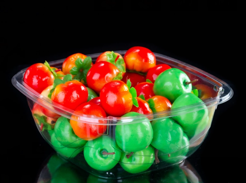 Boîte de fruits en PET pour l'industrie des légumes et des fruits