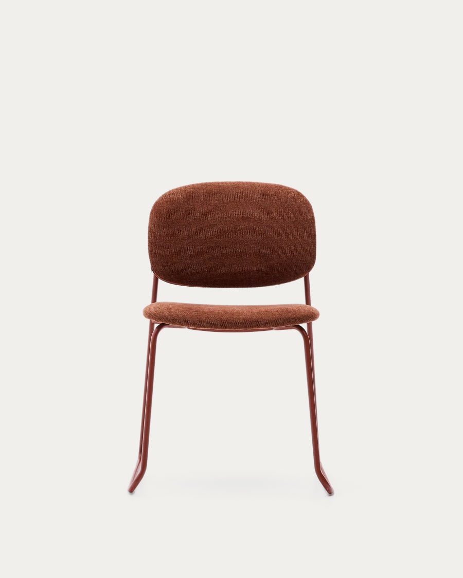 Chenille Fabric Dining Chair