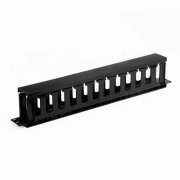 WANLINK 19\" 1U Plastic D-rings Cable Management