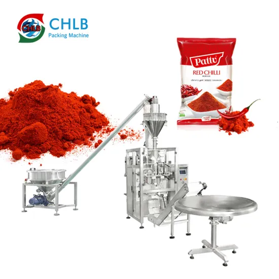 Automatic Auger Filler & Sealer Pouch Packaging for Chili Seasoning Powder and Paprika Chili Powder