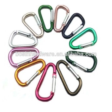 Moda de alta calidad Metal Aluminio Carabiner