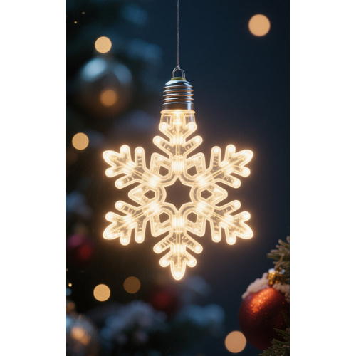 Christmas outdoor snowflake lights