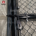 Recinzione di collegamento a catena decorativa con rivestimento galvanizzato