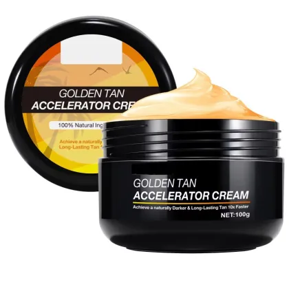 Fast Bronzing Tanning Accelerator Shine Brown Tanning Cream - Private Label