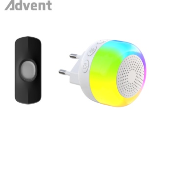 迷你电池无线门铃插入接收器