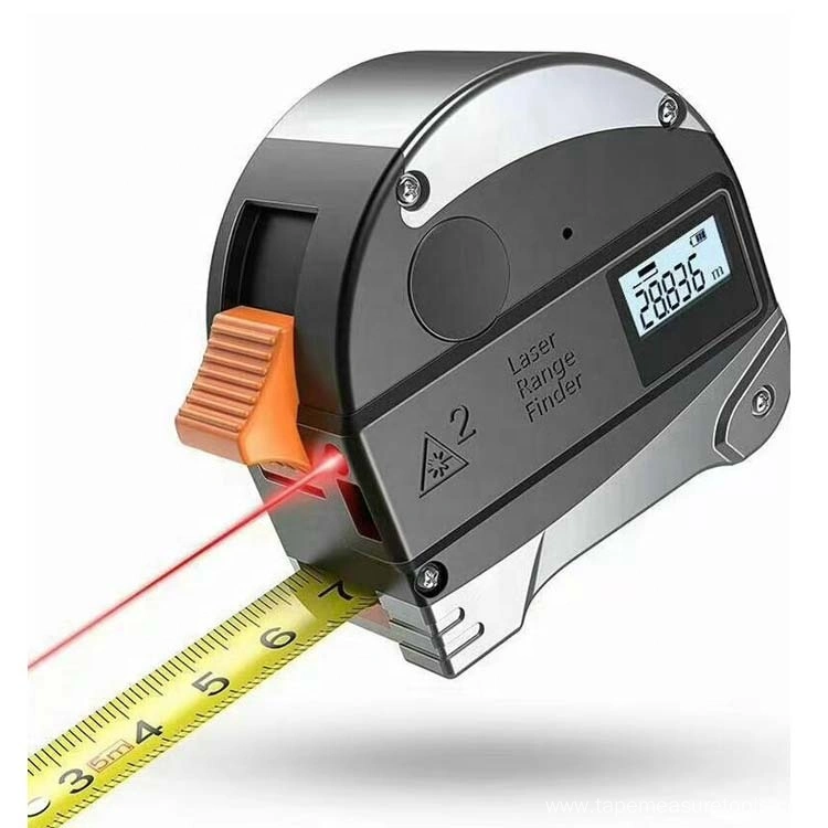 2 in 1 Digital Laser Tape Measure  130ft/40m Laser Distance Meter Dis –