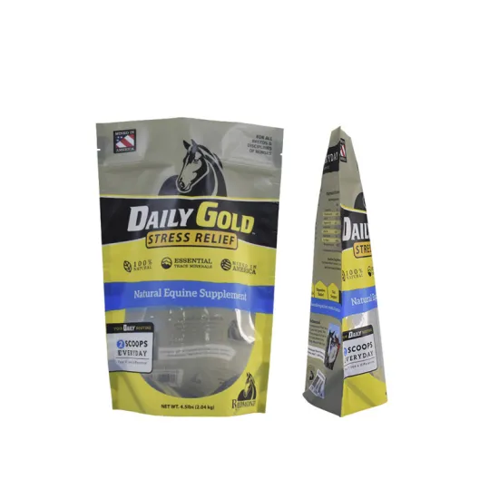 Protein Bags Reclosable Glossy Finish Matte Finish