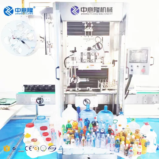 Automatic Wine Bottle Label Heat Shrink Sleeve Machine PVC PET