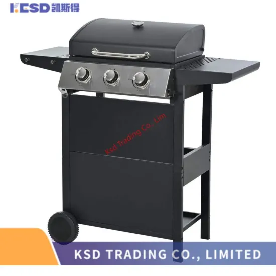 Factory Direct Wholesale Enamel Coated Iron Wire 4 Burner LPG Gas BBQ Grill Gas