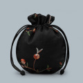 Fancy Silk Lingerie Tasche mit Logo Embroideried