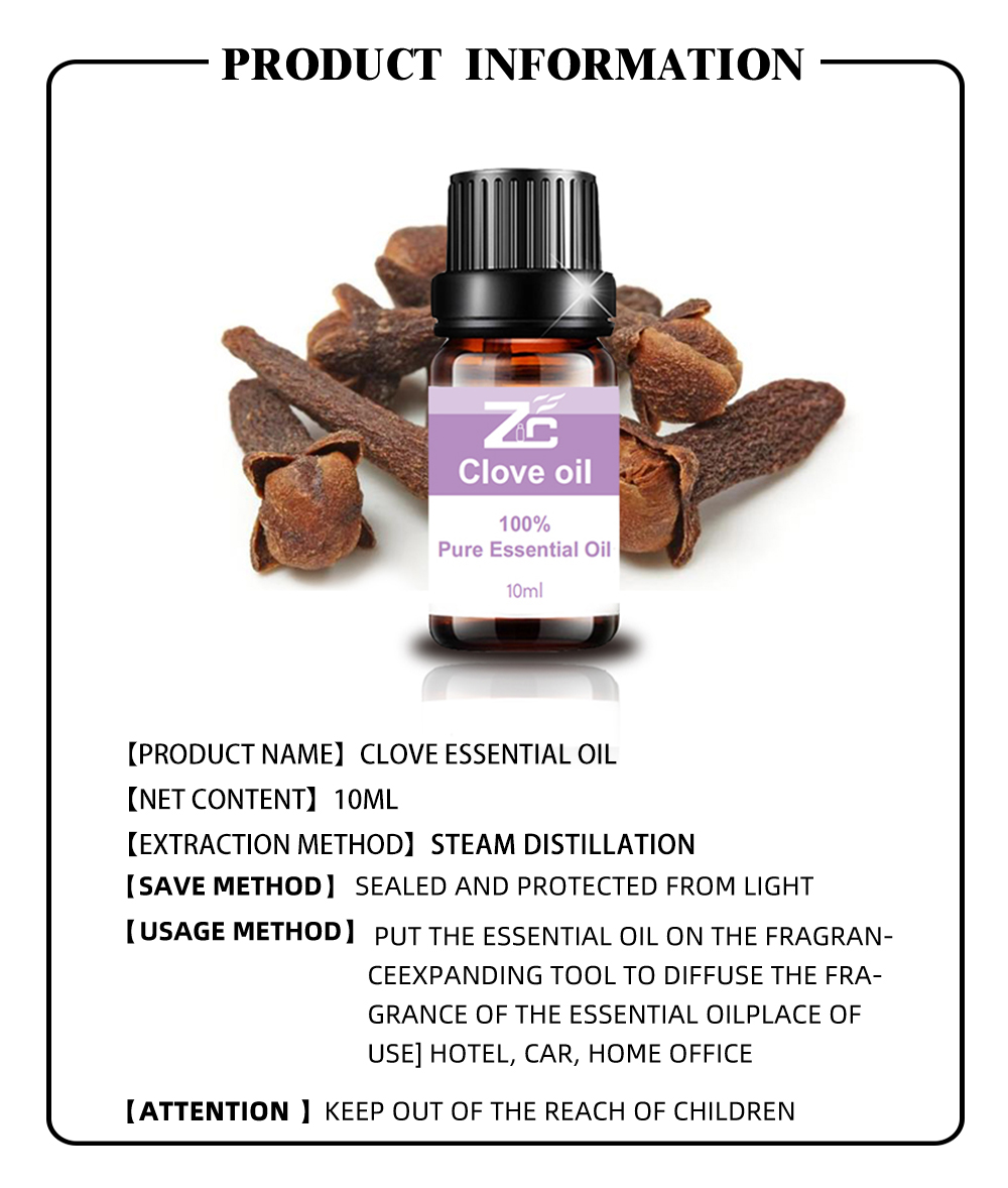 High Quality Pure Clove Essential Oil For Aromatherapy