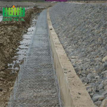 Galvanisierte gewebte gabion box für rock