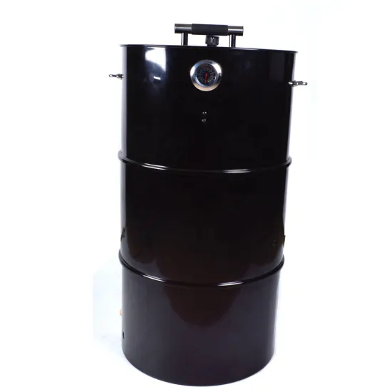 Outdoor Large Barrel Charcoal Bbq Grill 4 in 1 Multi-Functional DIY Drum Smoker Grill