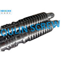 55/105 Twin Conical Screw and Barrel for Pipe, Sheet, Profiles, Foaming, Granulation