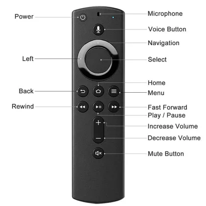 New L5B83H Remote Control for Amazon Fire TV Stick Lite with Alexa Voice