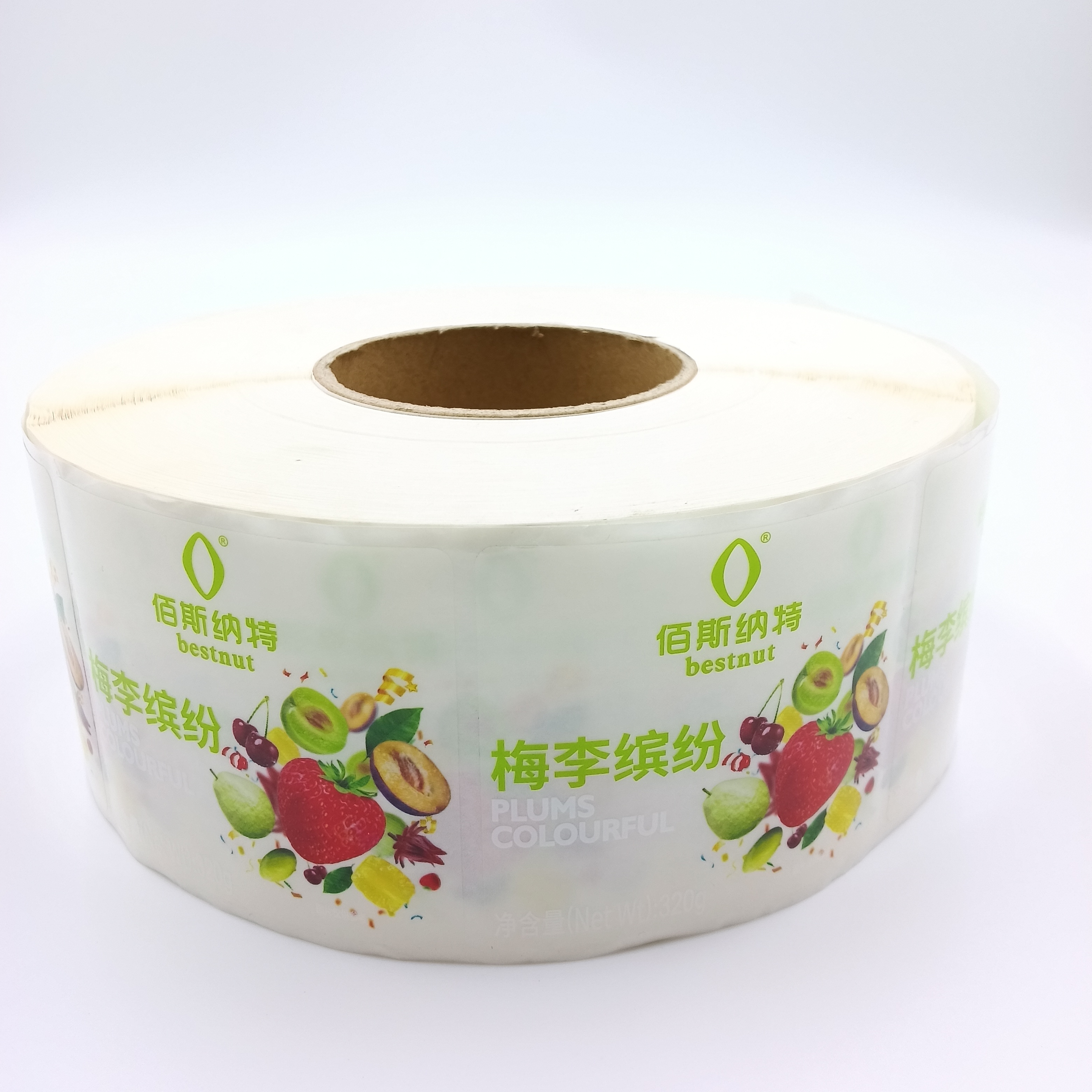 高质量的水果标签，颜色印刷