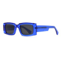 Hot Sale Color Design Rectangle Polarized Acetate Sunglasses