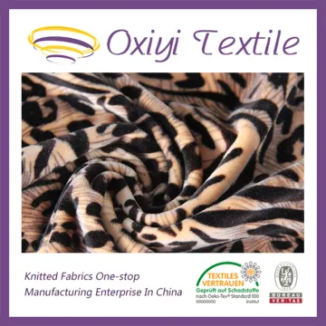 Weft knitting velboa super soft printing high-quality fabric