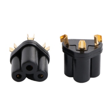 BOPU-S03 Iec C5 Female Power Connector Wire Terminal Connector for Power Cable