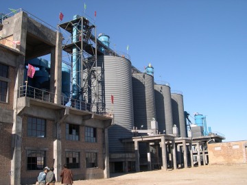 Steel Cement Silo Side Discharge