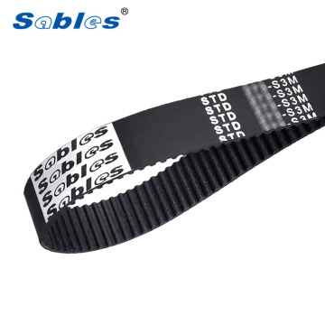 STD 165-S3M rubber timing belt,length 165mm,55 teeth,total sleeve width 450mm