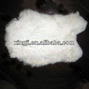 Chinese rabbit fur natural white color rabbit fur skin