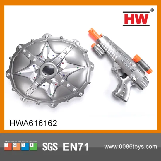 Funny military toys weapon with light and music