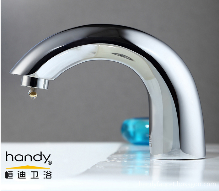 Chromed Touch Switch Faucet