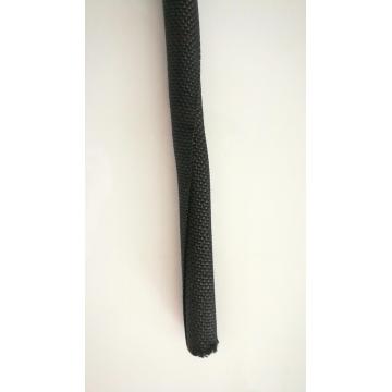 Black Woven Wrap Split Braided Sleeving