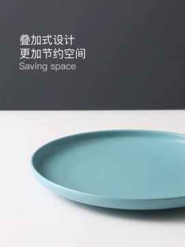 2019 Plates Porcelain Plate Matte Steak Dish