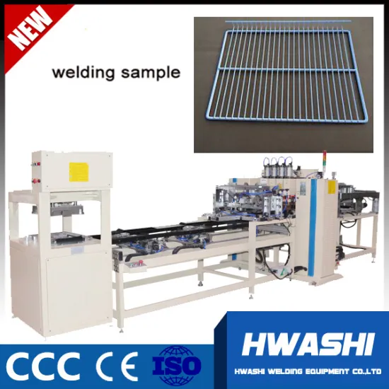 Hwashi Refirgerator Wire Shelf Rack Spot Welding Machine