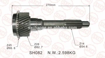 Auto part main shaft first shaft for isuzu 4HF1 8-97252-924-1