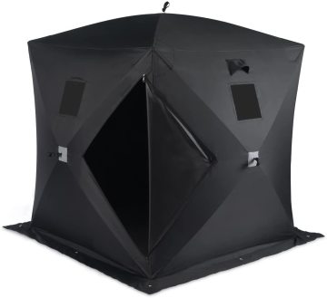 2/4 Person Waterproof Pop up Ice Fishing Tent - Ice Shelter Tent