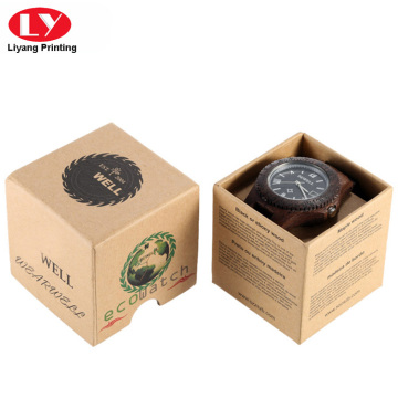 Brown Kraft Board Men's Casual Watch Box