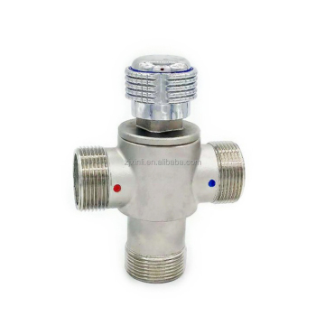 X9375 Stainless Steel 304 Thermostatic Mixing Valve - Water Temperature Control 1.2 to 2 Inch Male Thread