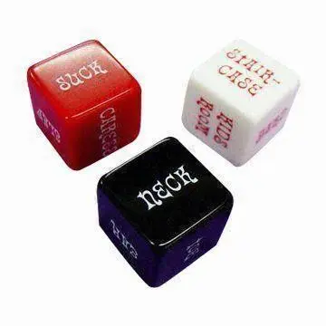 Dices with Customized Words Can be Printed on 6 Faces, Customized Logos are Accepted