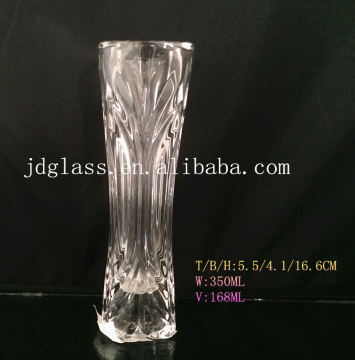Embossment new product murano glass vases for table decortion