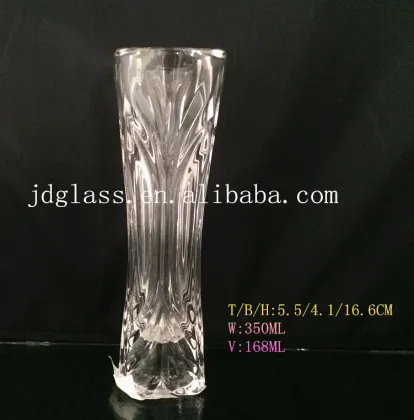 Embossment new product murano glass vases for table decortion