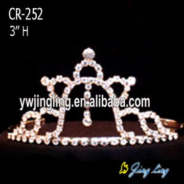 Tiara de diamantes de imitación barato