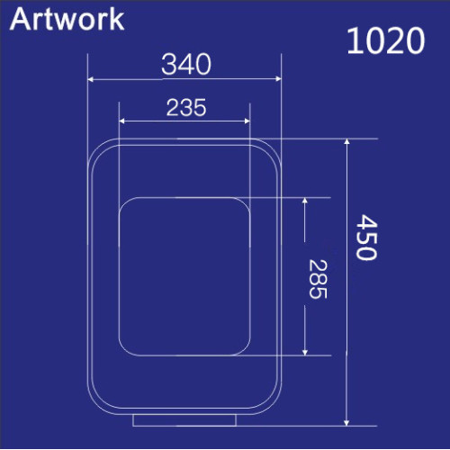 Cubierta de asiento de inodoro cuadrada Cubierta de asiento rectangular cuadrada