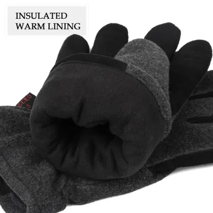 Ultra Warm OZERO Customized Biker Gloves for Motorcycle Commuting in the Cold