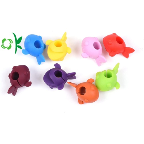 Silicone Fish Design Glass Wine Wine Bia Marker