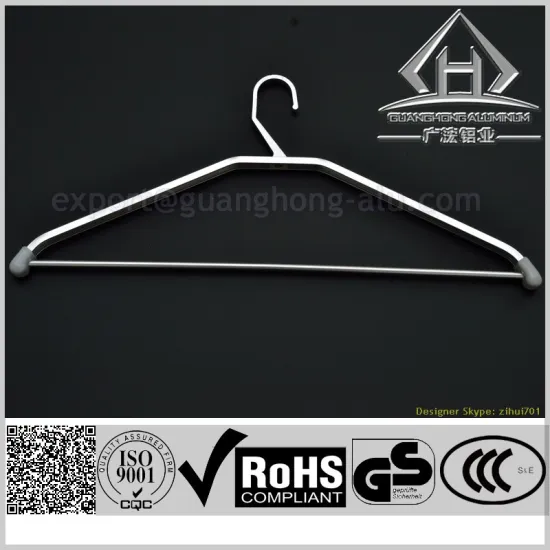 Aluminum hanger for drying clothes